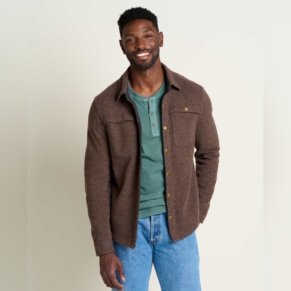 Toad&Co Other - Toad and Co Kennicott Shirt Jacket Button Down Falcon Brown